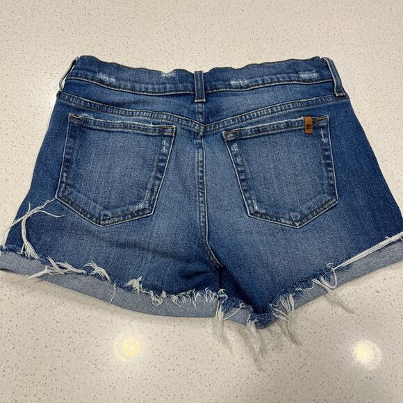 Joe's Jeans Phoebe Distressed Shorts Size 27 - Picture 3 of 9